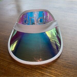 Colorful “Bride” Visor